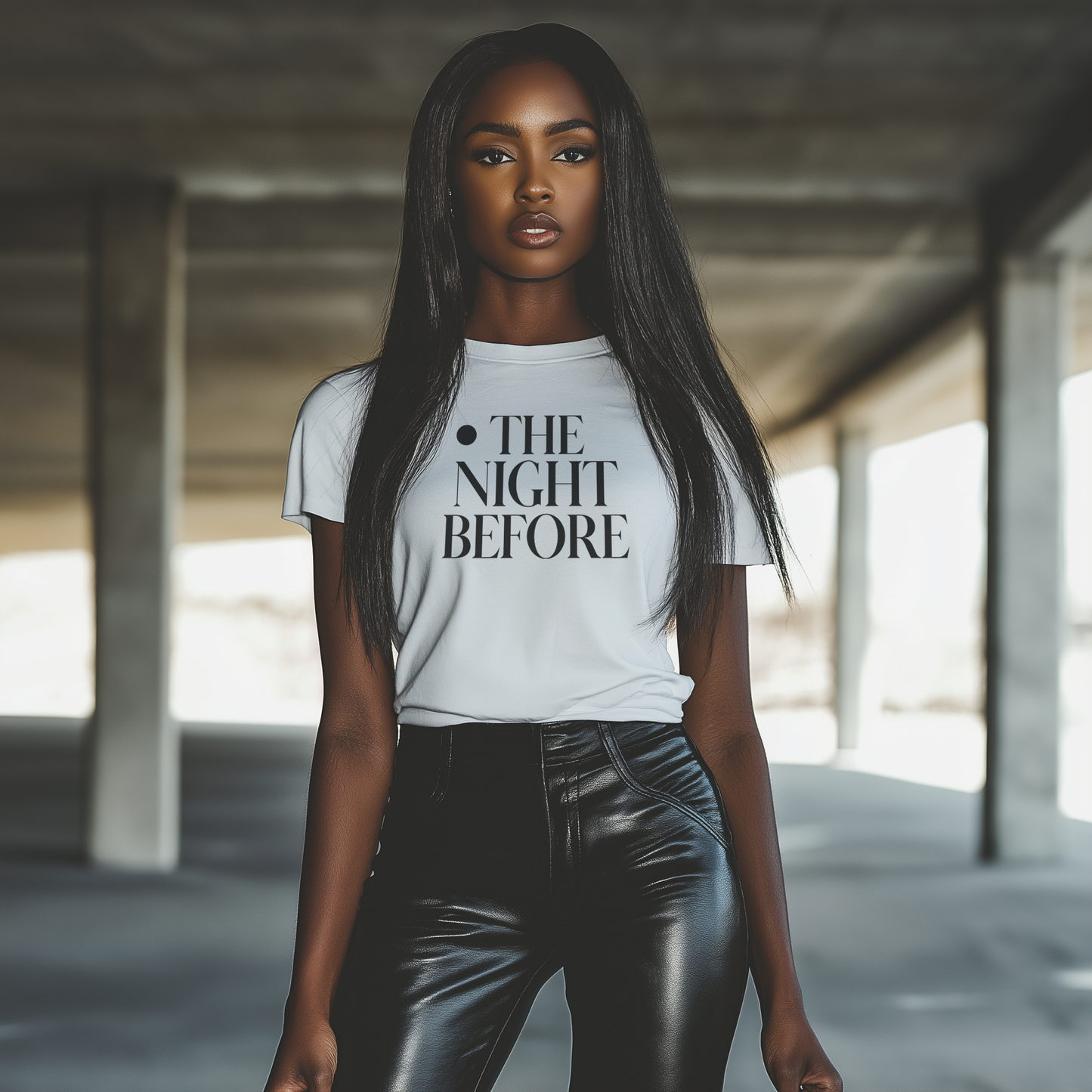 “The Night Before “ “Eve Luxe Tee”
This name combines the essence of anticipation (“Eve” symbolizing the night before) with luxury, style, and empowerment. It’s short, memorable, and oozes sophistication and fashion-forward appeal.